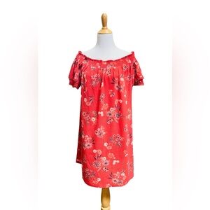 NWT xhilaration xl sexy dress orange floral